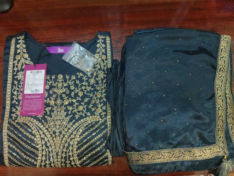 Completely New Libas Kuta Sarara Set With Dupatta