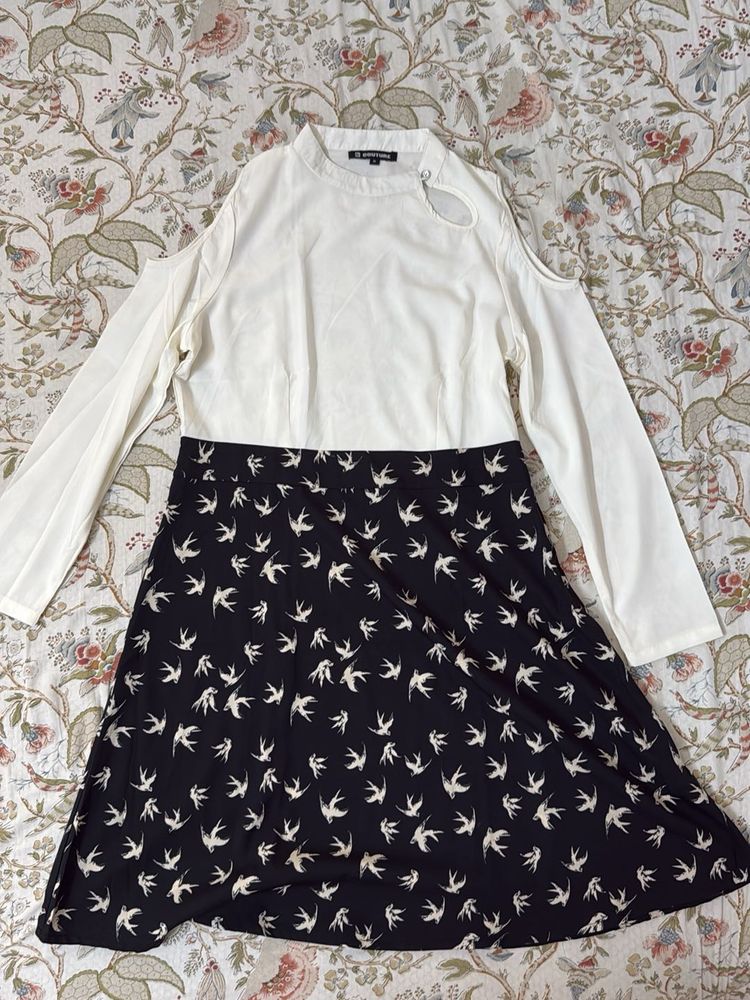 Unique Bird Print Dress