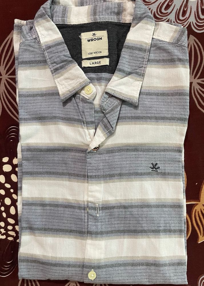WROGN Striped Casual Shirt