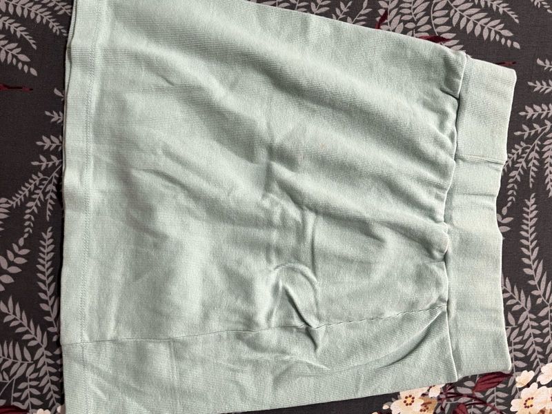 Light Green Mini Skirt