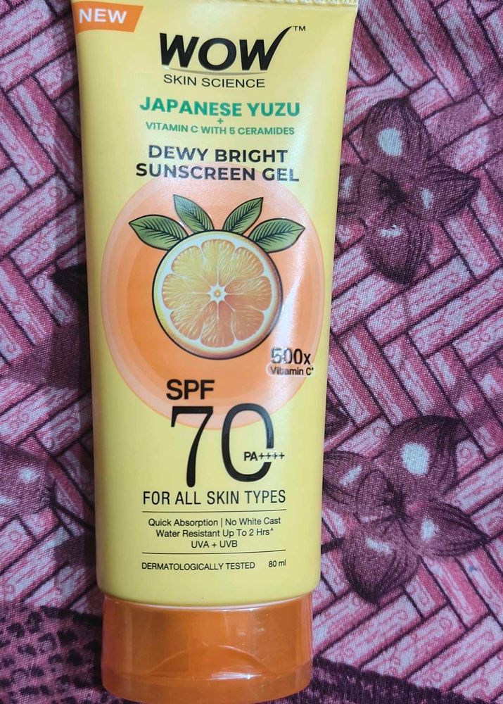 WOW Skin Science Sunscreen SPF 70