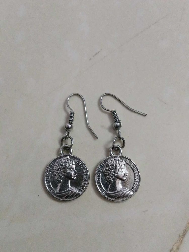 Coin Drop Earrings