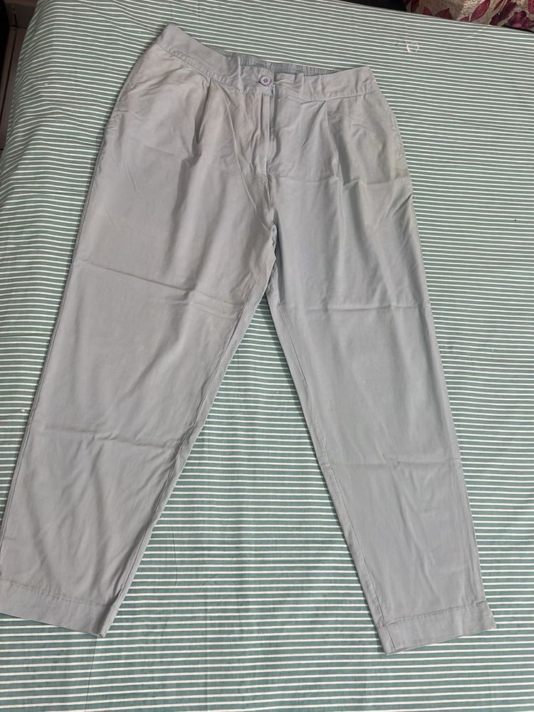 Casual Light Sky Blue Pants