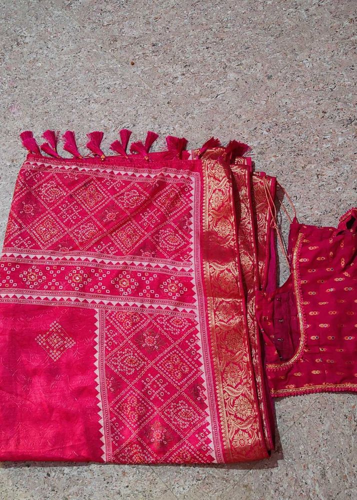 Beautiful Pink Saree