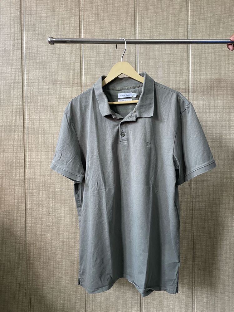 Calvin Klein Olive Green Polo Shirt