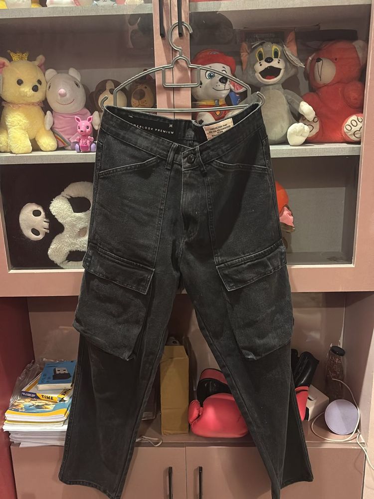 Streetwear Style Black Jeans