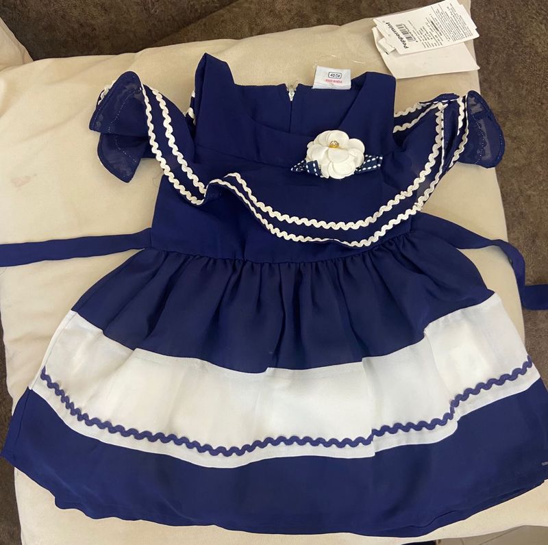 Cold Shoulder Baby Girl’s Dress