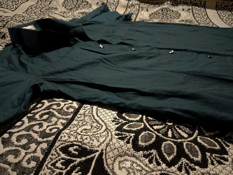 Men&#39;s Green Casual Shirt