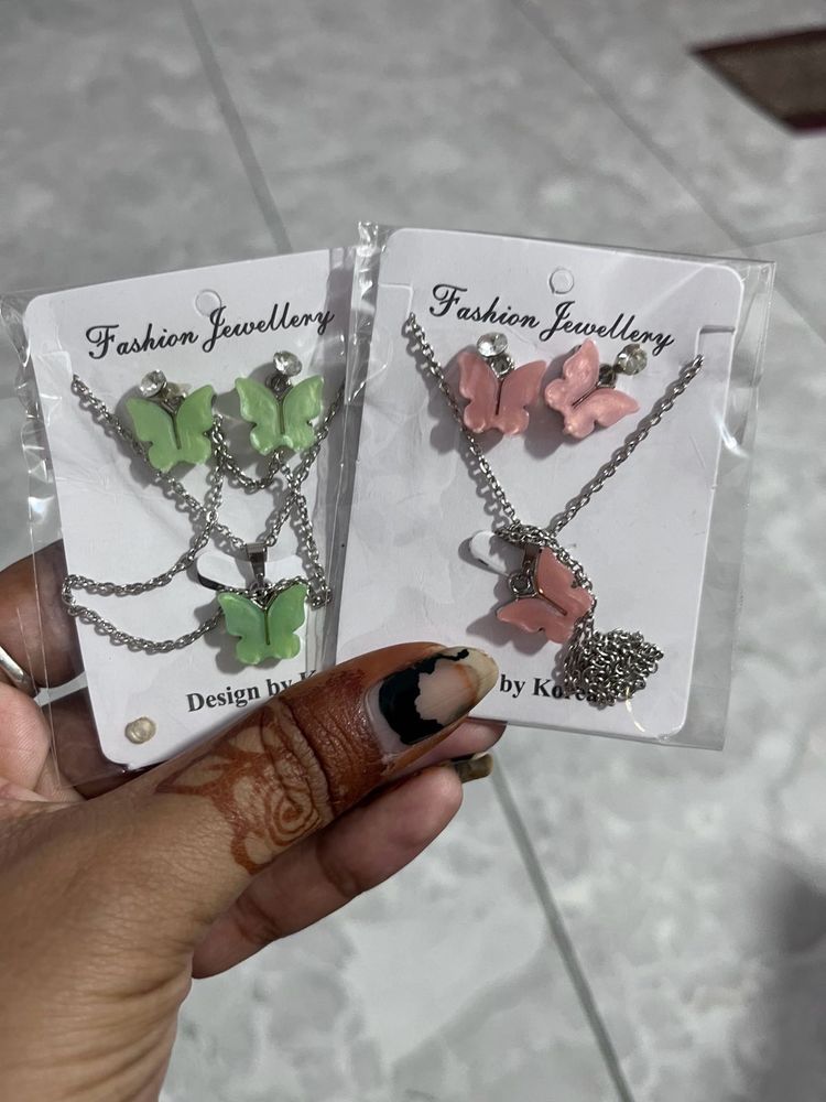 Butterfly Jewelry Set