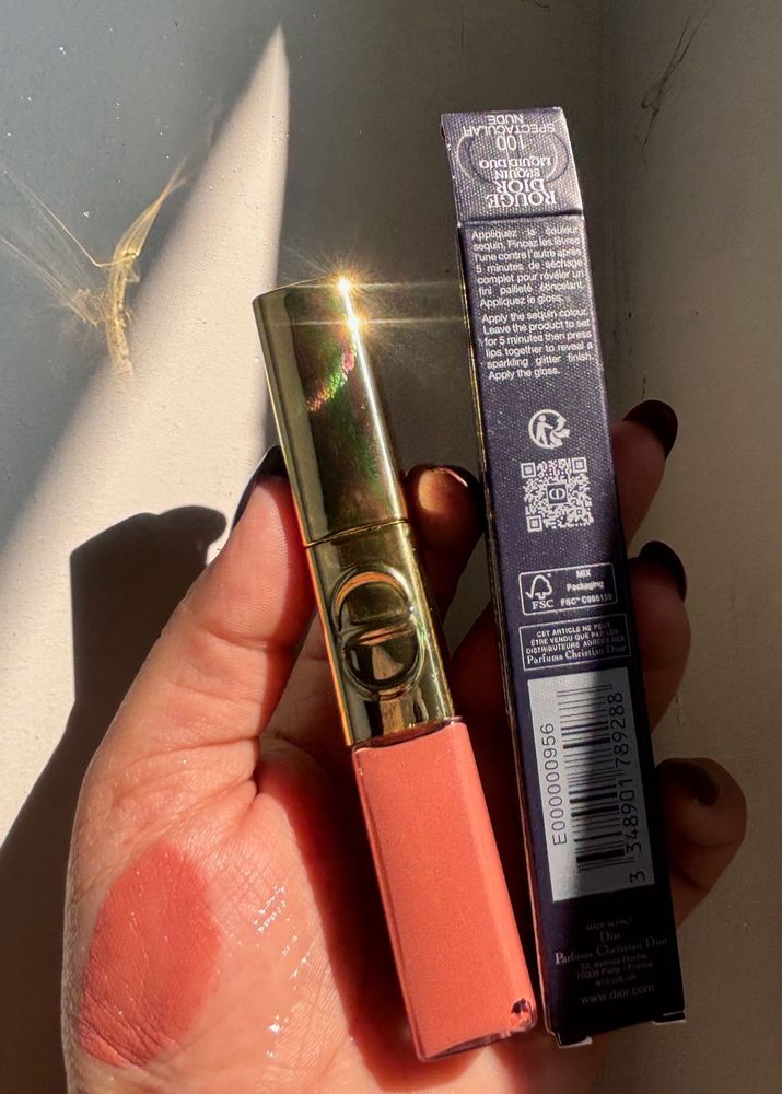 Dior Rouge Sequin liquid Duo Lipstick 100 N