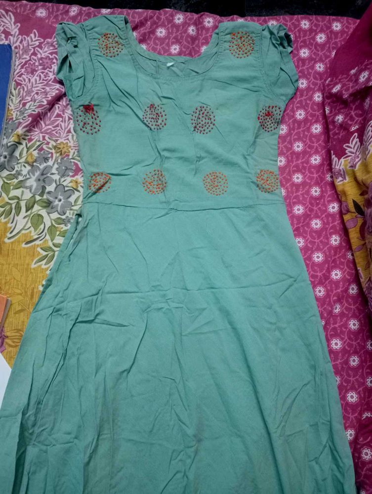 Cute Thread Work Dress