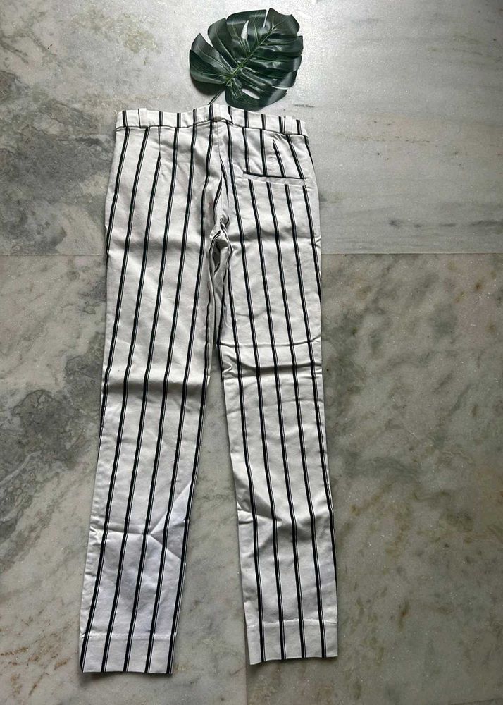 MANGO Basics Striped Pants