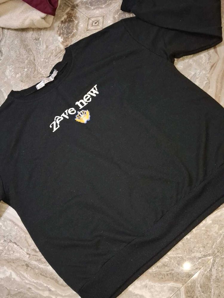 Black Sweatshirt For Girls