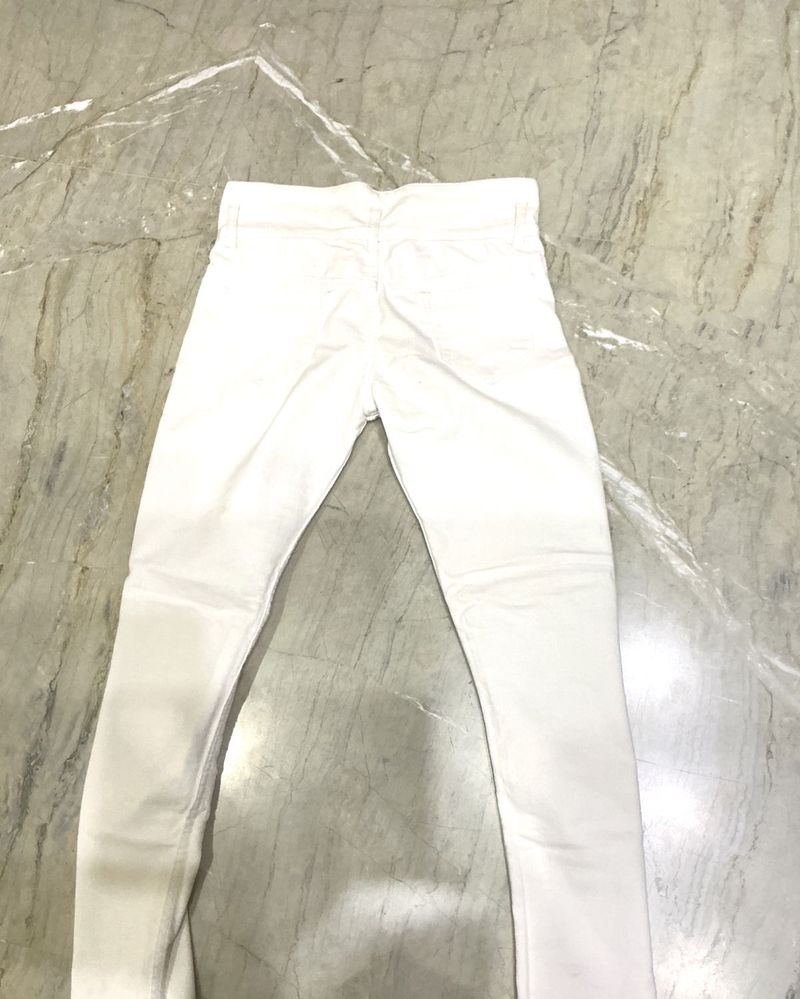 White Denim Jeans