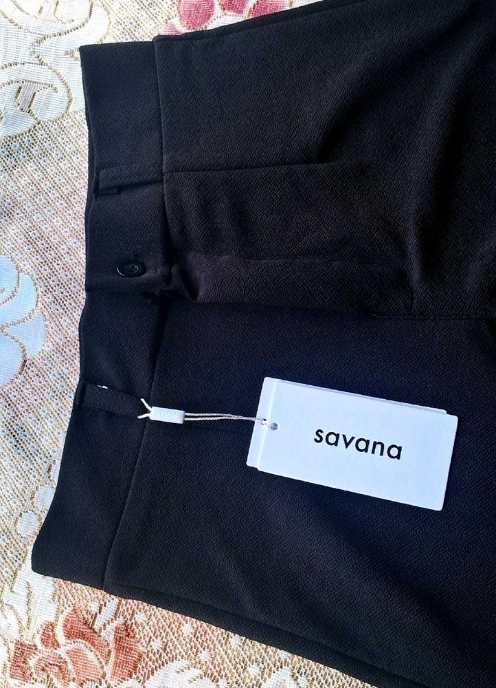 Black Savana Trouser