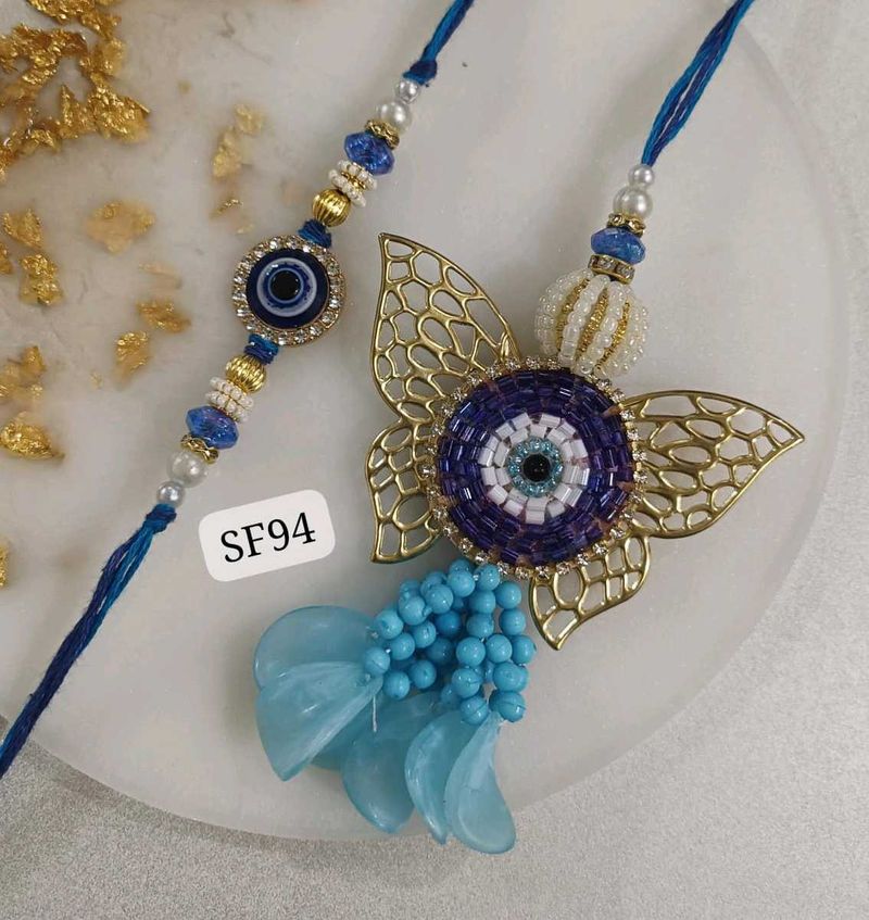 Evil Eye Bhai Bhabhi Lumba Rakhi