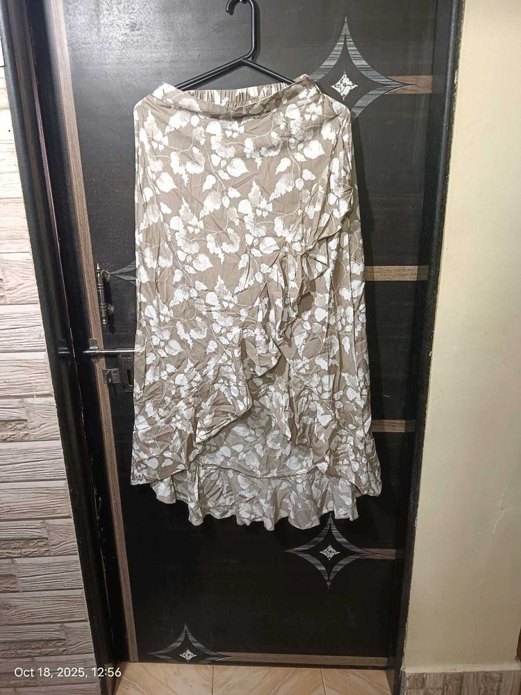 Floral Print Skirt