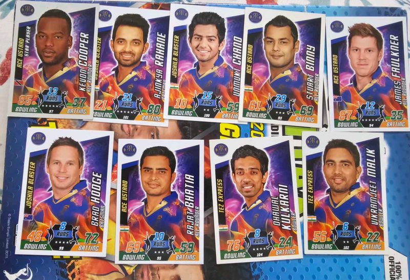 Topps Cricket Attax 2014 RR Team Set