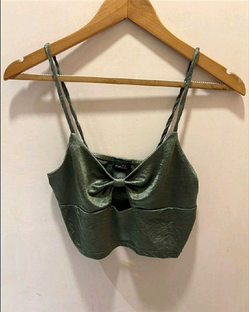 Cute Olive Green  Top