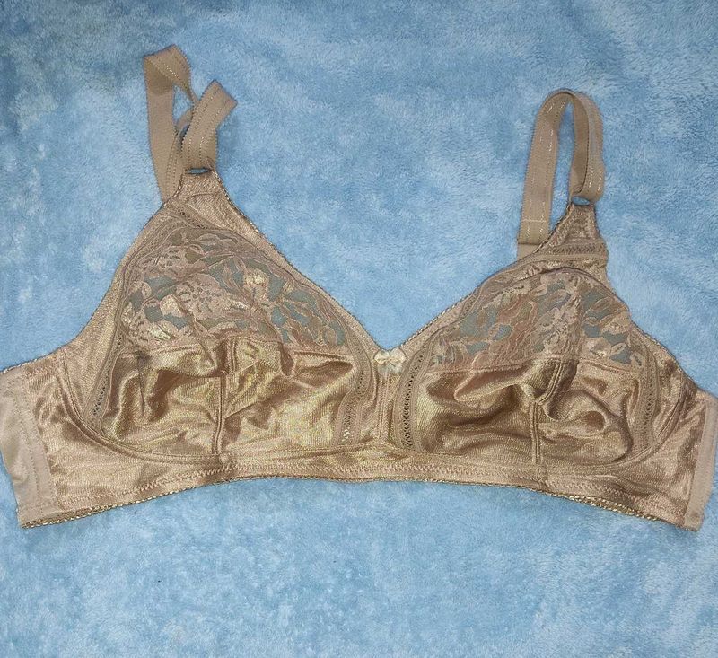 Golden Big Size Bra
