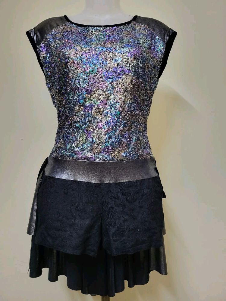 Sequinned Romper