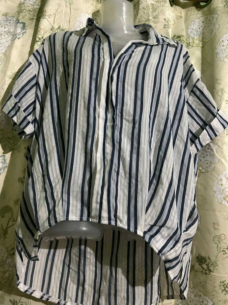 Striped Short Sleeve Shirt