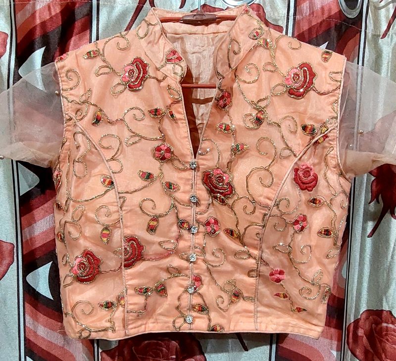 Crop Top Lehanaga With Duptta