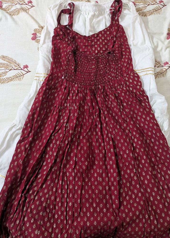 Maroon Sundress