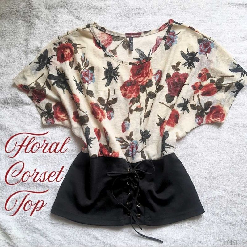 Floral Corset Top