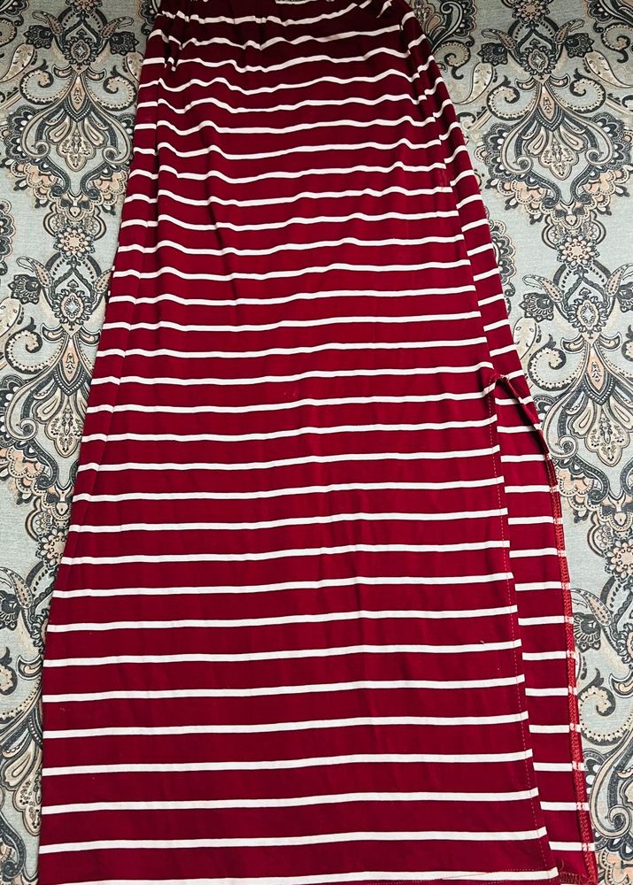 Striped Maxi Skirt