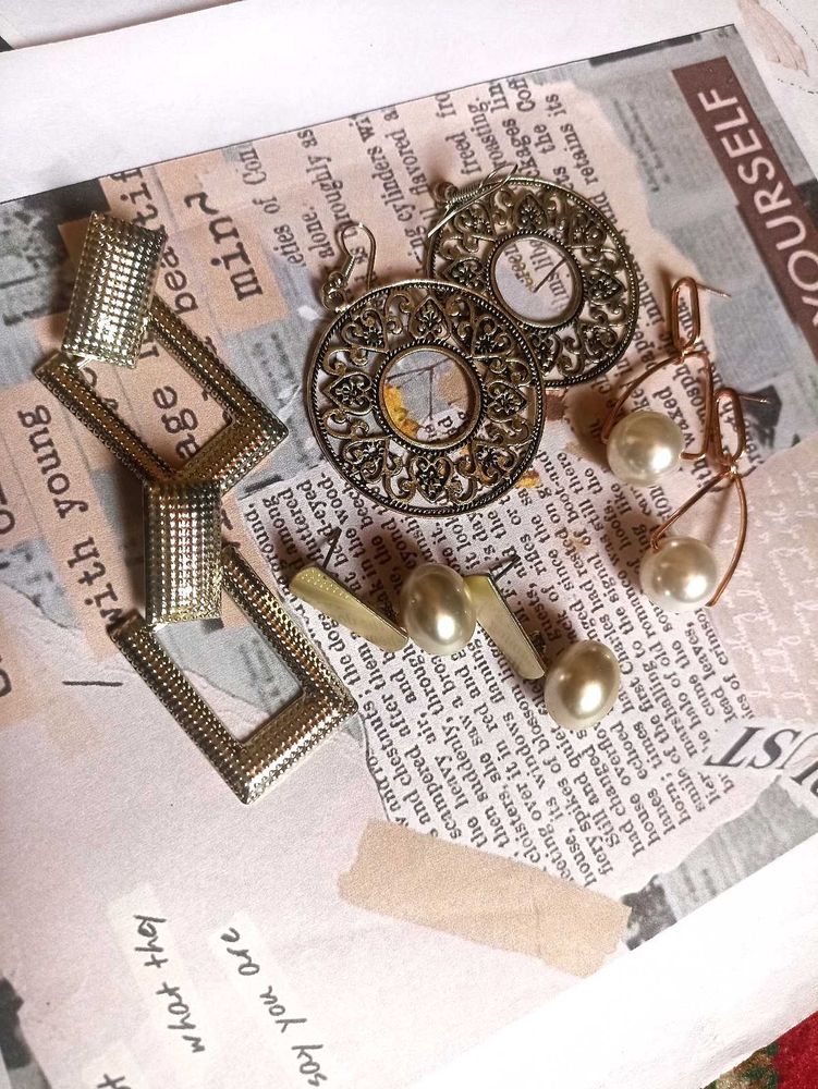 Set Of 5 Earrings