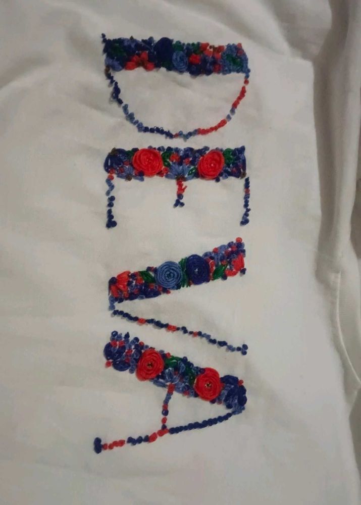 DIY Embroidered T-Shirt