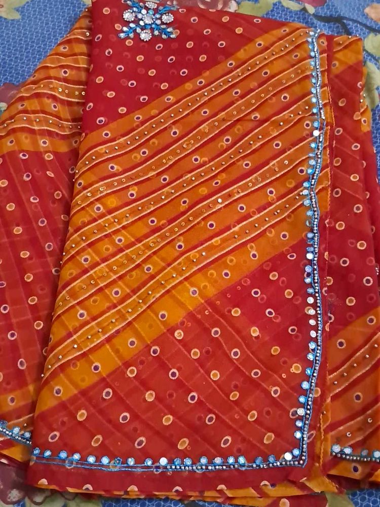 Multicolor Saree