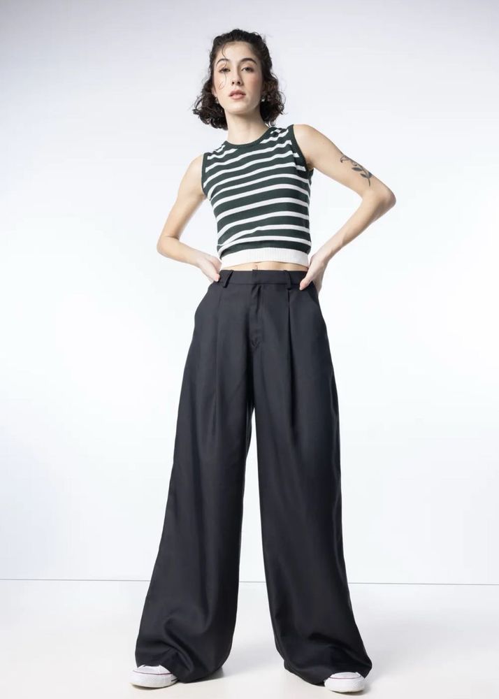 Wide Leg Black trouser