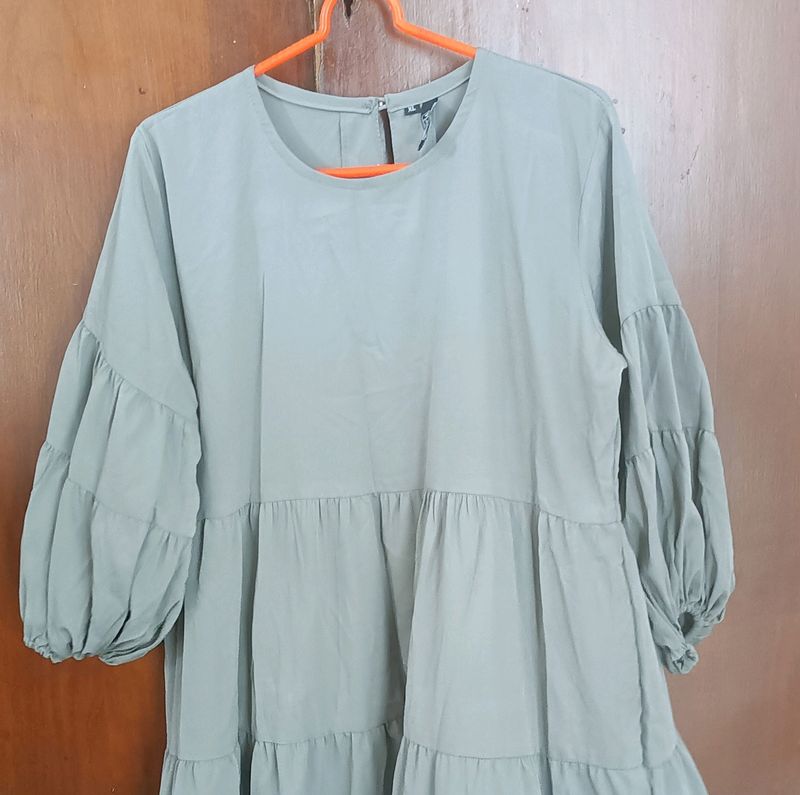 Price Drop❗❗Elegant Grey Dress – Like New!!👗
