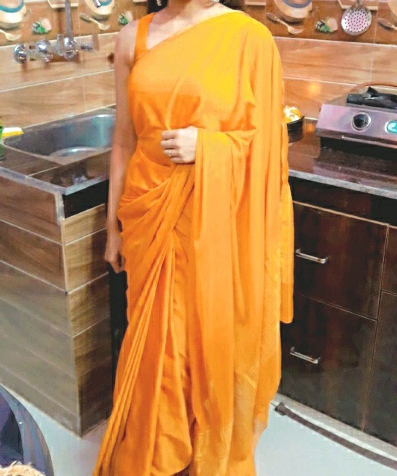 Vibrant Green Saree