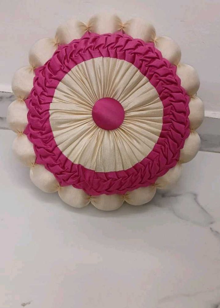 Handmade Decorative Round Pillow