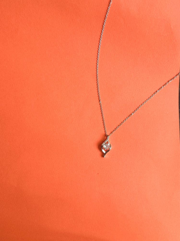 Twisted Elegance Diamond Pendant