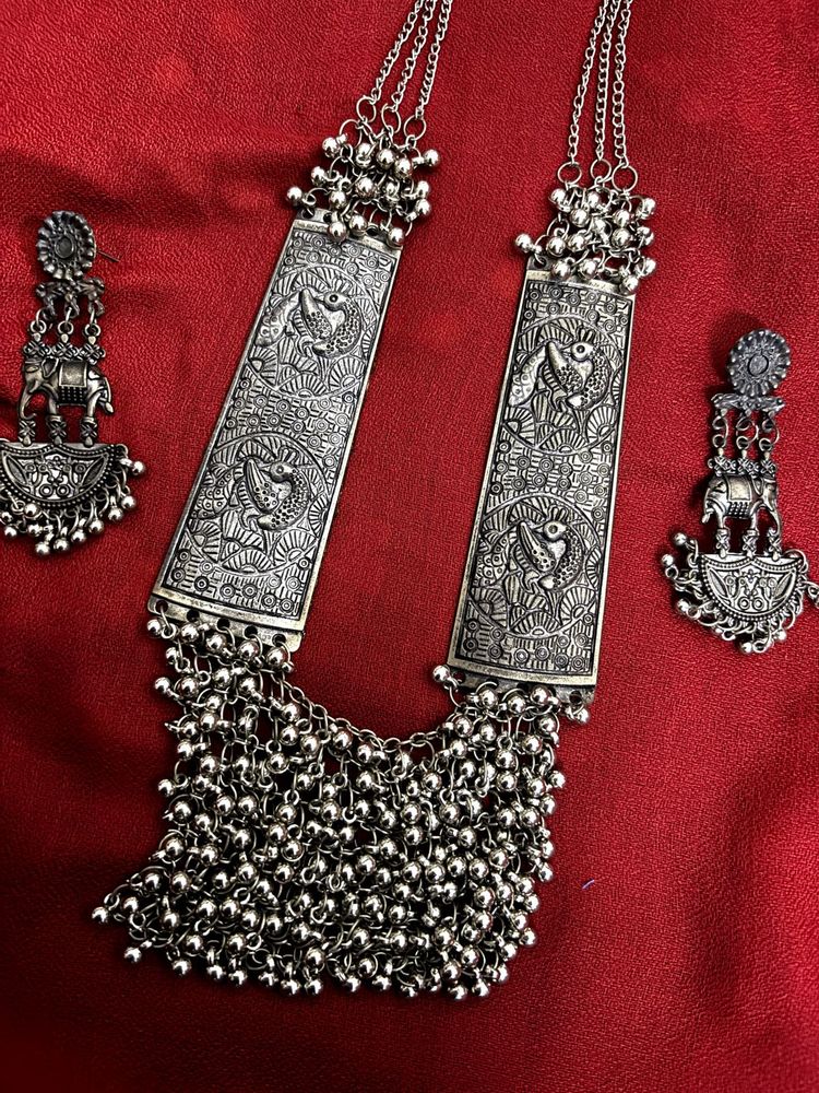 Oxidized Silver Jewelry Set (make your offer)
