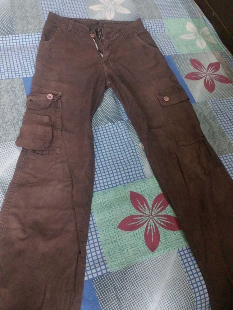 Brown Cargo Pants