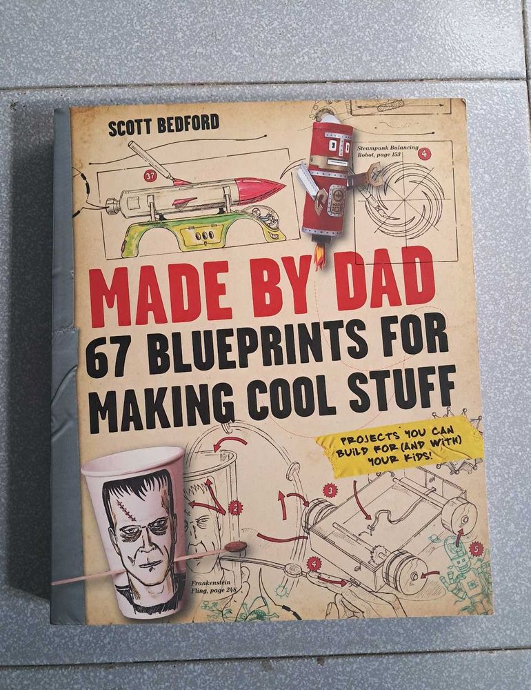 MADE BY DAD IMPORTED BOOK CRAFT TO DO WITH KIDS