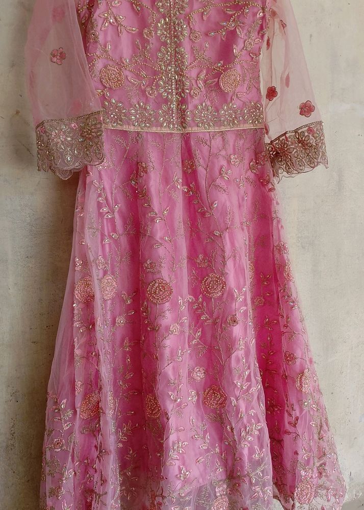 Gaun Plazo With Dupatta