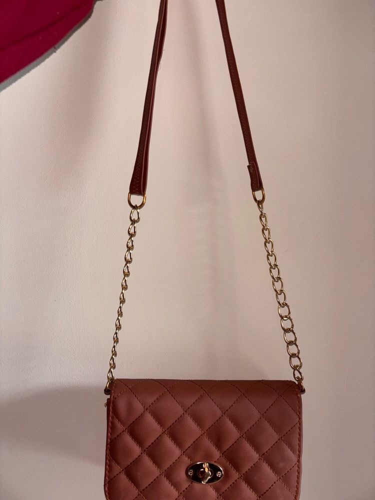 Brown Sling Bag