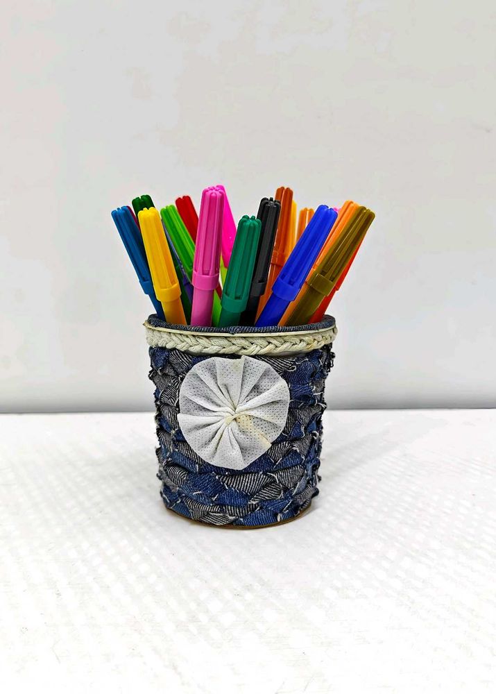 Denim Desk Organizer