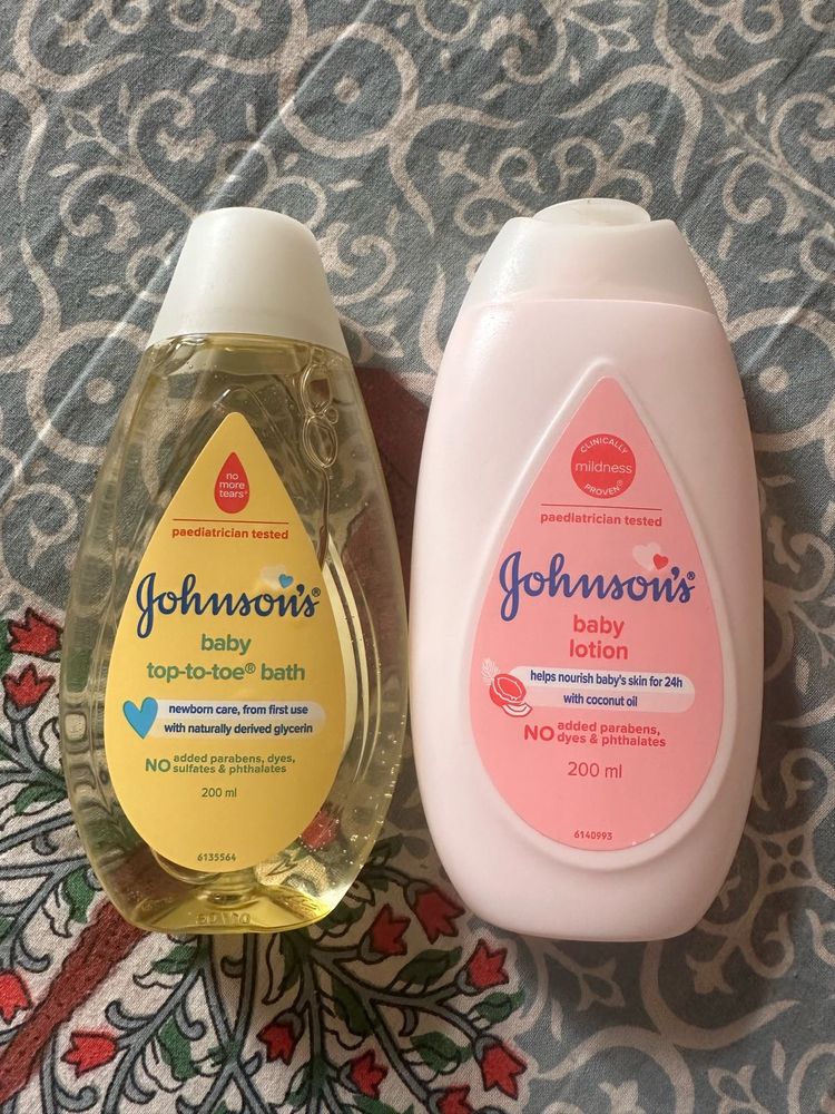 Johnsons Baby Bath Combo