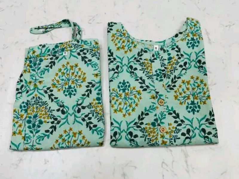 Cotton Kurta Set