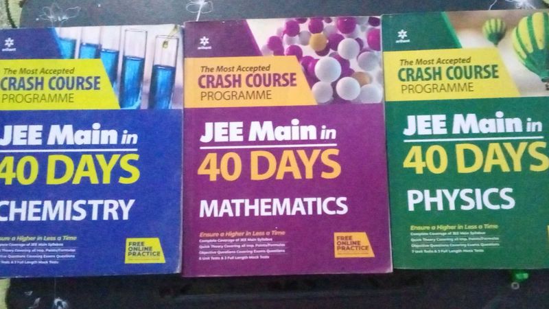 JEE Main in 40 Days - Physics, Chemistry, Math