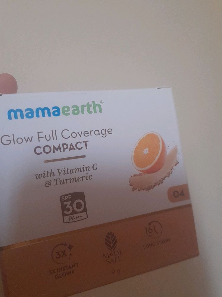 Mamaearth Glow Full Coverage Compact Shade 04