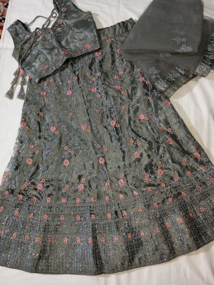 Beutifull Silver Lehngaa 💗🫶🏻
