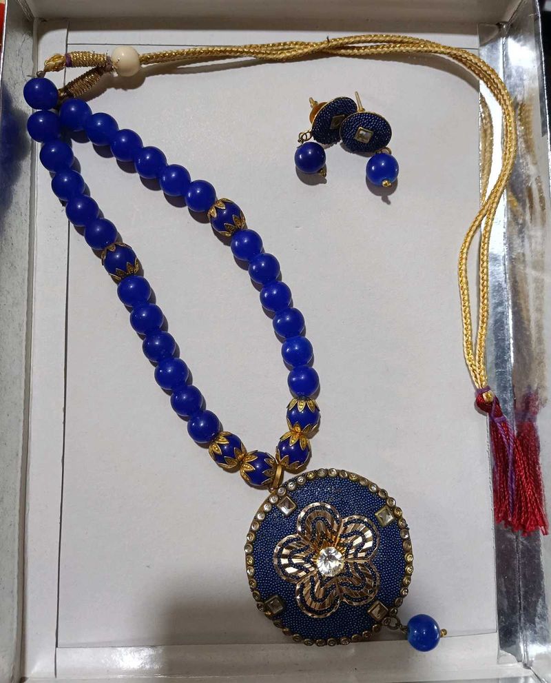 Blue Necklace Set💙